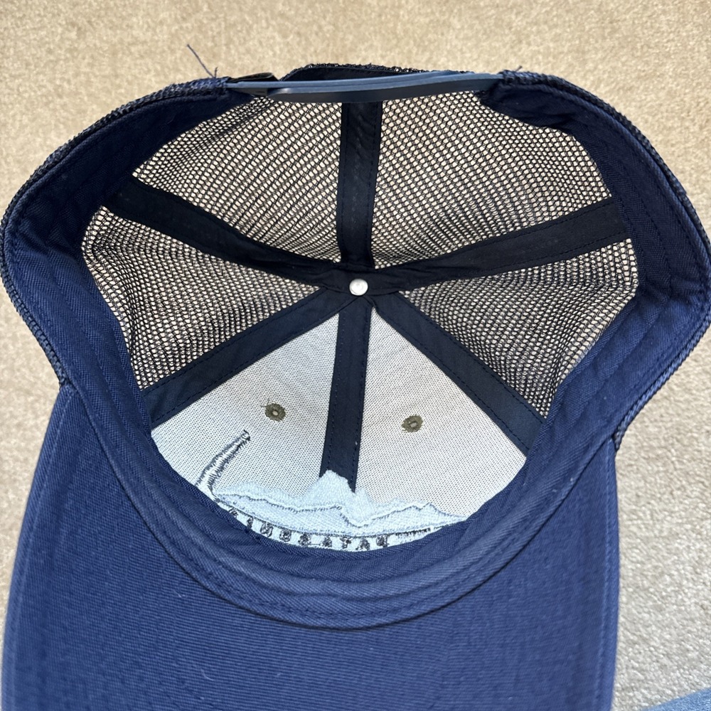 Patagonia Miner Ice Pick Axe Mountain Climber Peak Trucker Mesh Snapback Hat - Picture 8 of 8